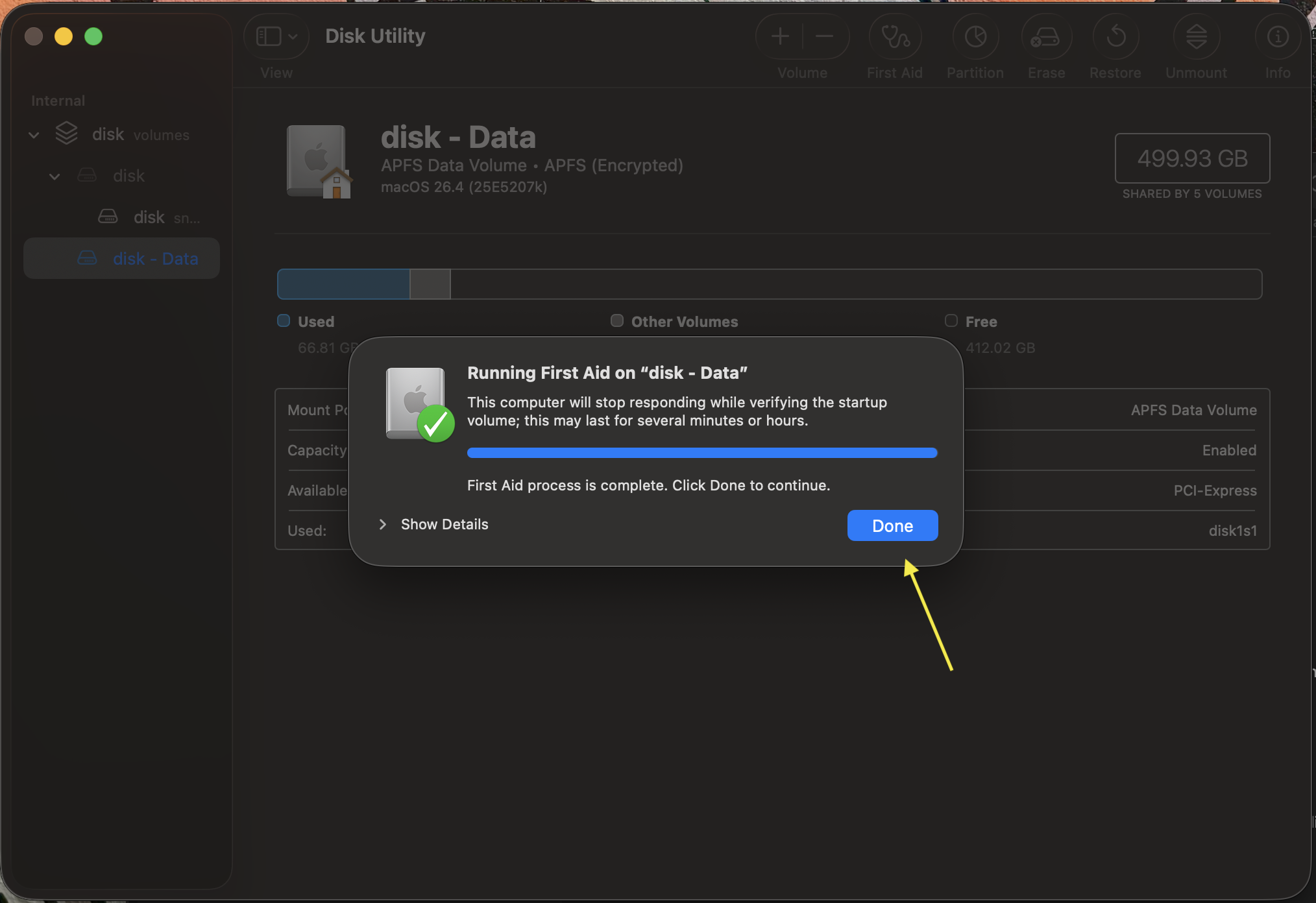 Completed First Aid Process 
